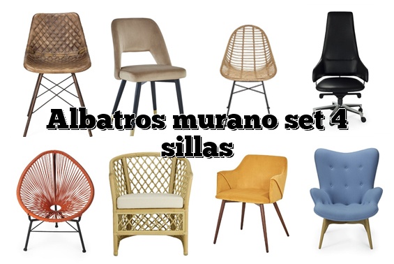 Albatros murano set 4 sillas