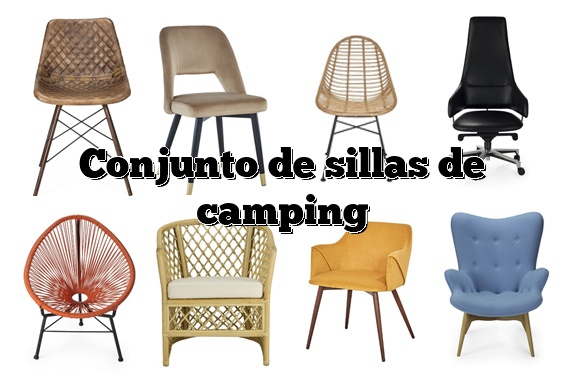 Conjunto de sillas de camping