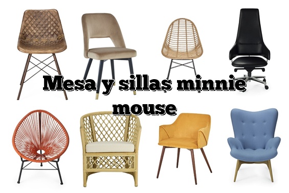 Mesa y sillas minnie mouse