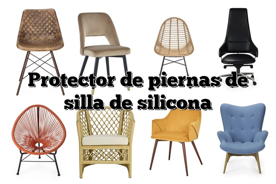 Protector de piernas de silla de silicona