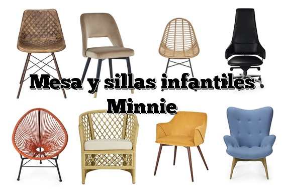 Mesa y sillas infantiles Minnie